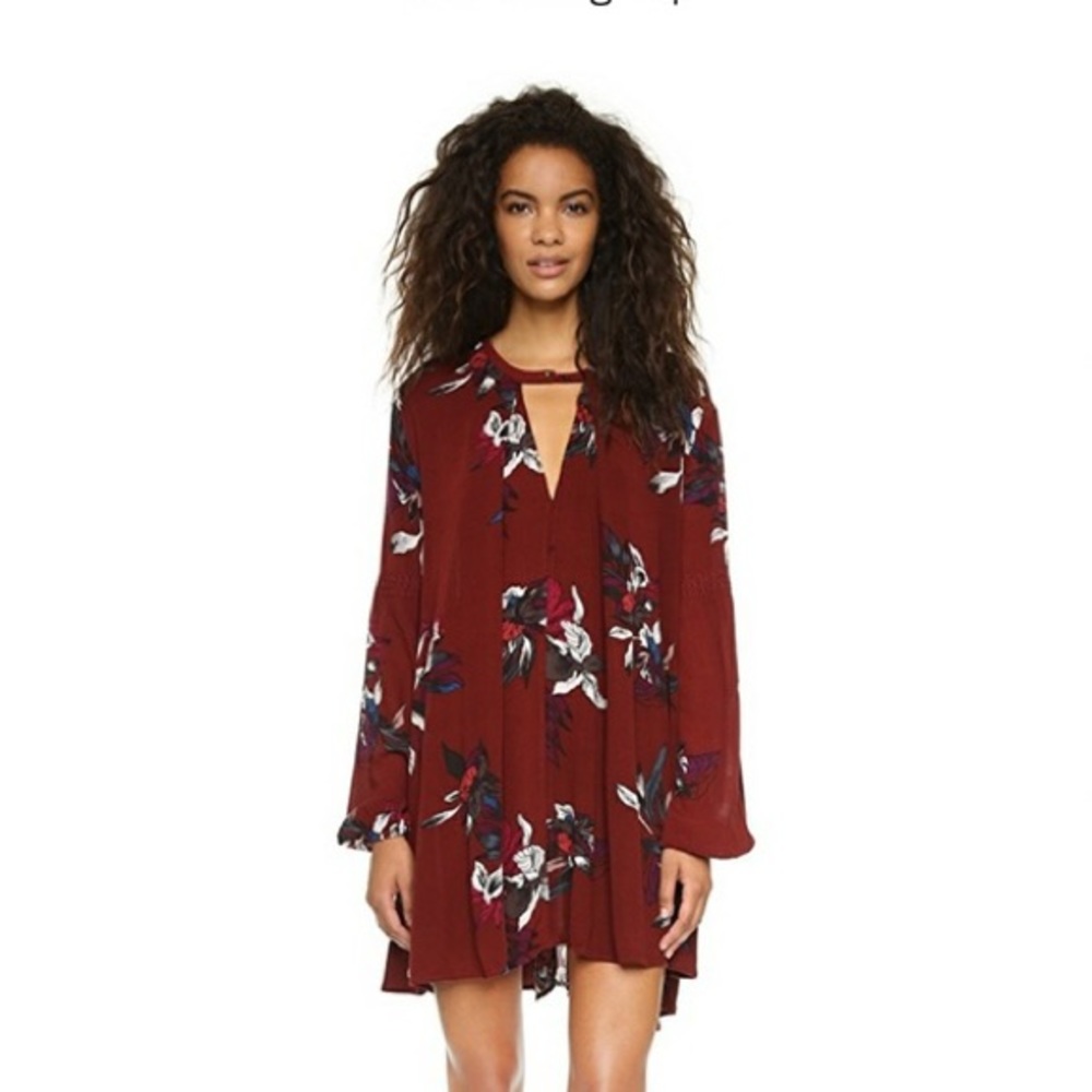 Free People Floral Tunic